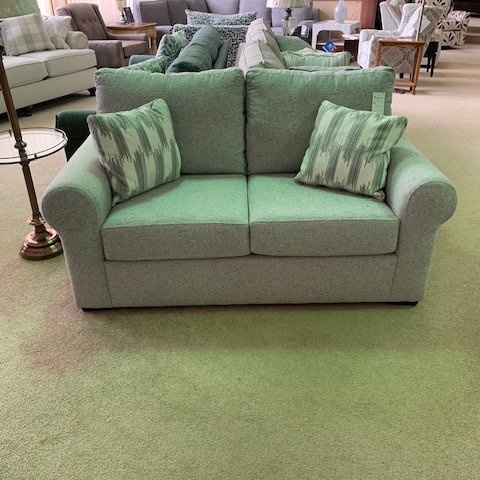 In-stock loveseat offered at Rufeners Furniture in Rittman, OH