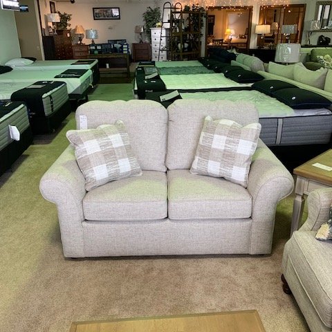 In-stock loveseat offered at Rufeners Furniture in Rittman, OH