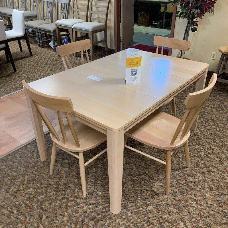 Dining table from Rufeners Furniture in Rittman, Ohio.